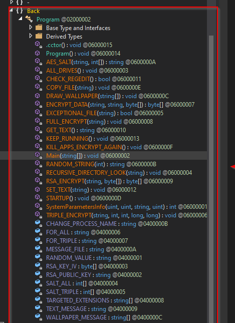 Le task eseguite dal modulo Main