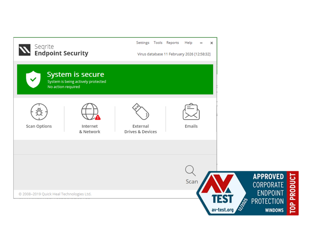 Seqrite Endpoint Security è "Top Product"